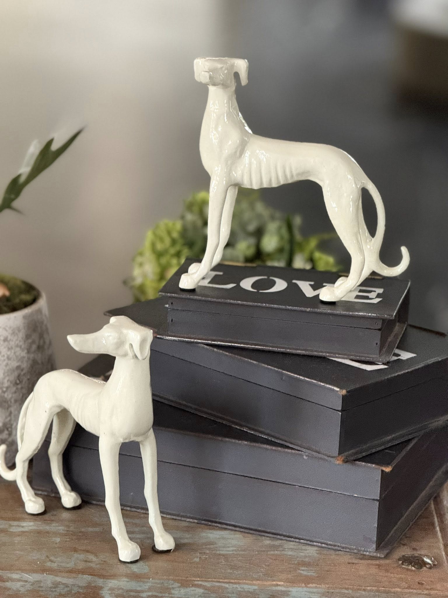 Set windhondenbeeldjes